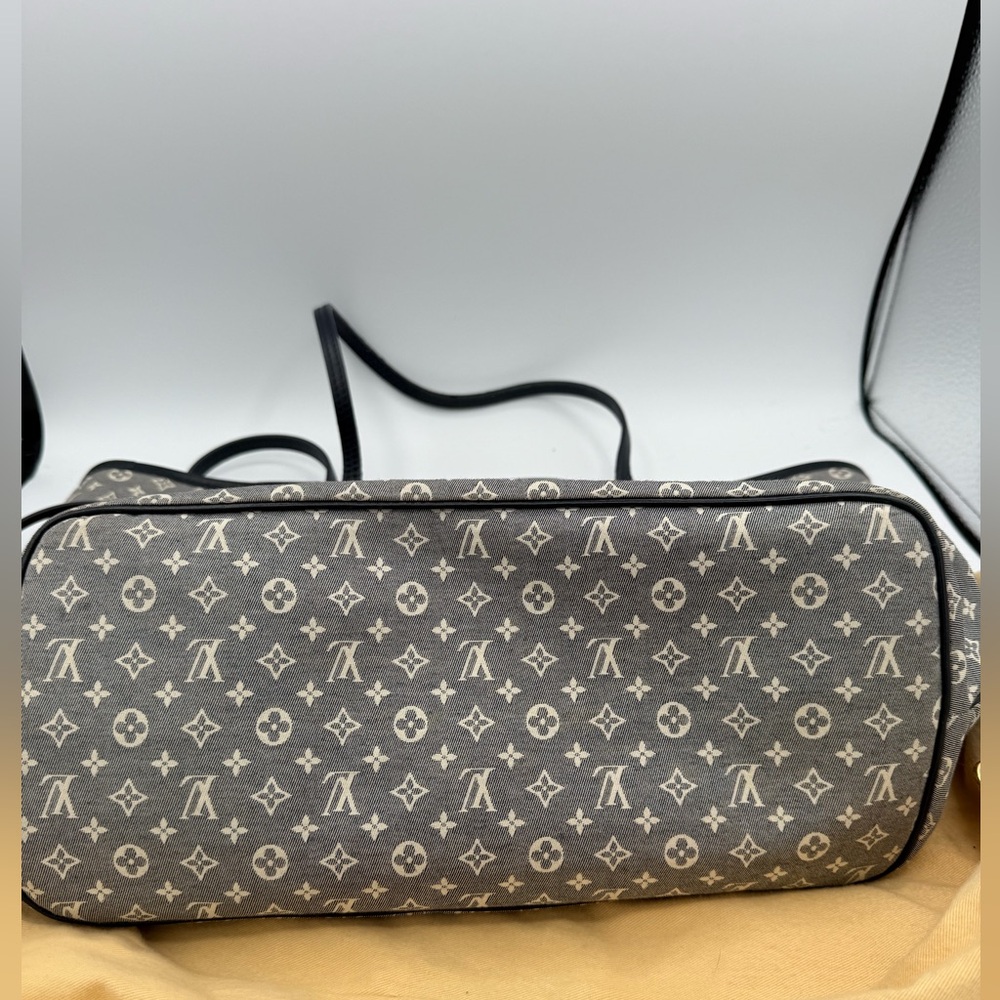 Louis Vuitton Navy Monogram Idylle Neverfull MM - Picture 5 of 10